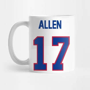 Josh Allen Jersey Shirt Buffalo Bills T-Shirt Mug